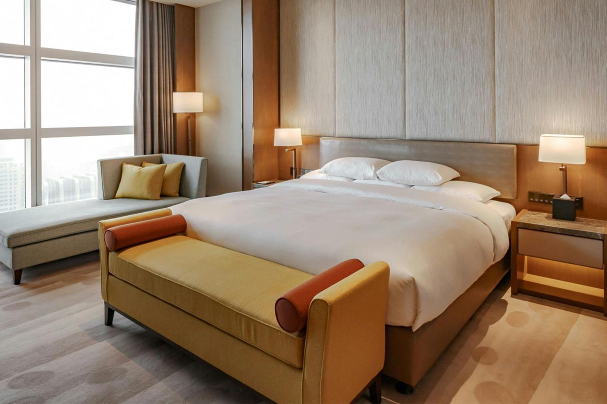 코트야드 바이 메리어트 타이베이 호텔 외부 사진 A bedroom at the hotel